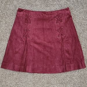 Maroon skirt